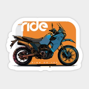 Ride kawasaki klr650 cyber Sticker